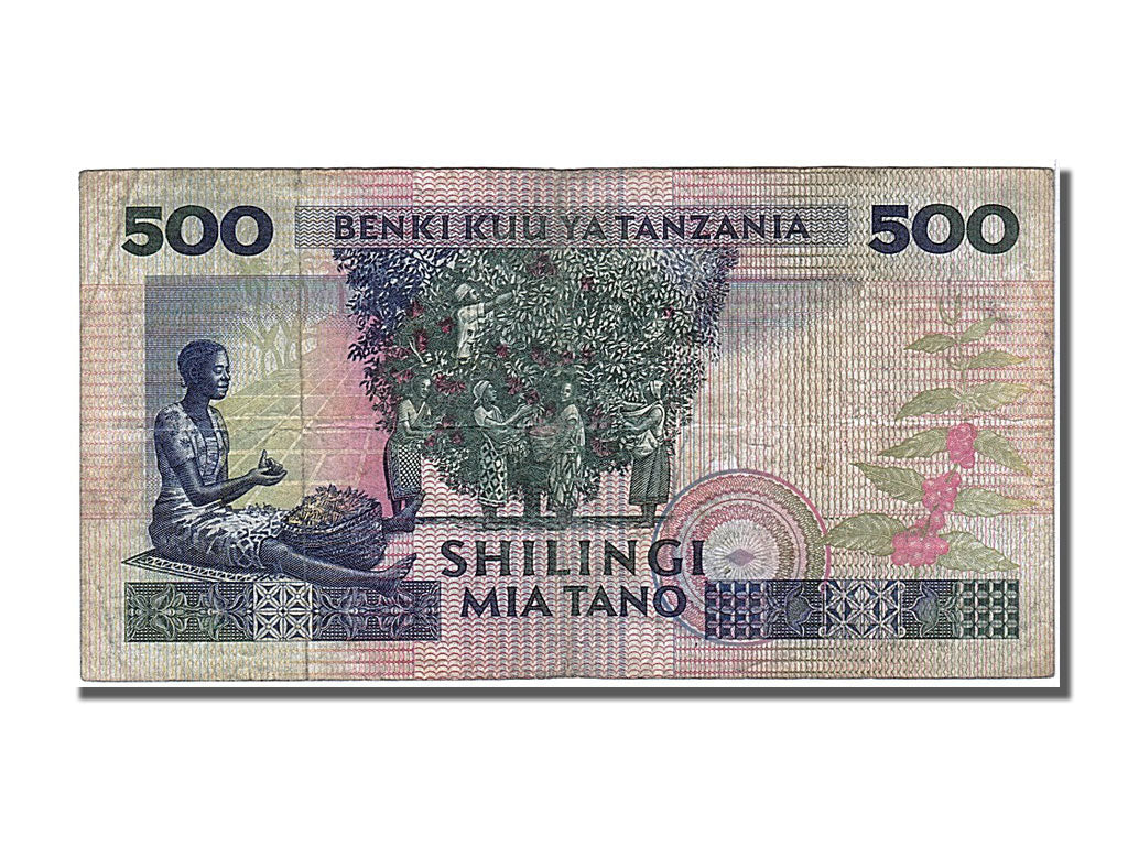 Banknot, 
  
  Tanzania, 
  
  500 Shilingi