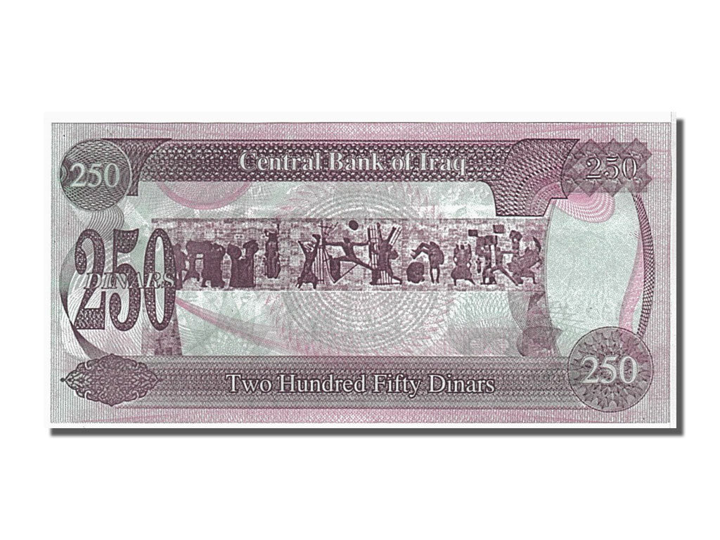 Banknot, 
  
  Irak, 
  
  250 dinarów