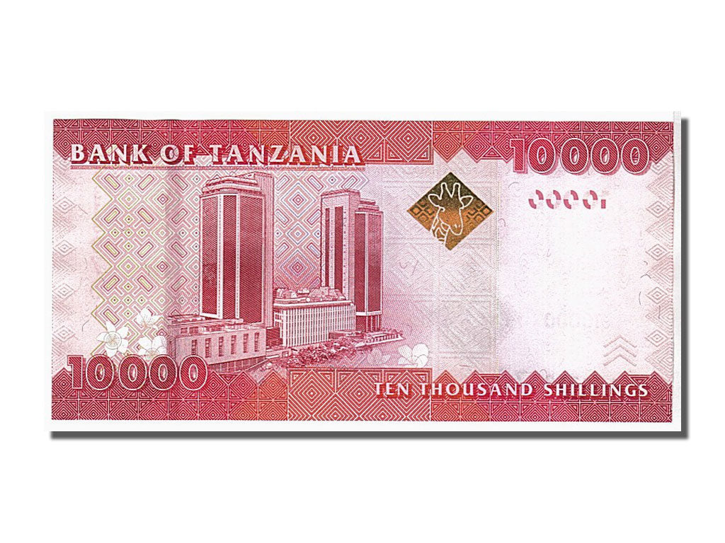 Banknot, 
  
  Tanzania, 
  
  10