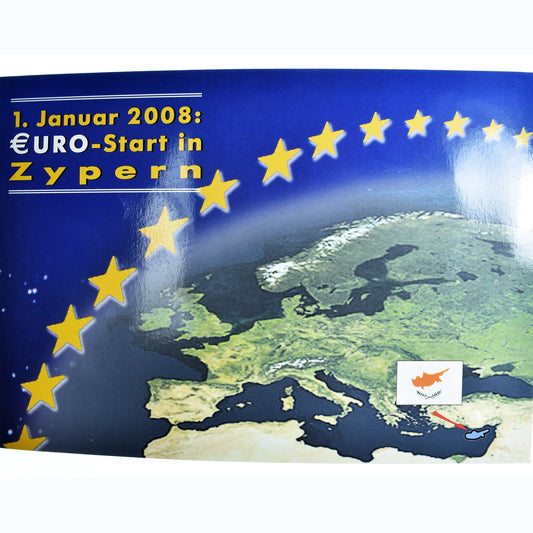 Zypern, 
  
  1 cent za 2 euro, 
  
  Euro-Start w Zypernie