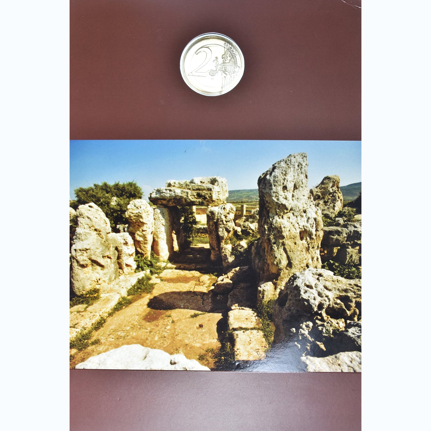 Malta, 
  
  2 euro, 
  
  Ta'Hagrat-Tempel 4/7