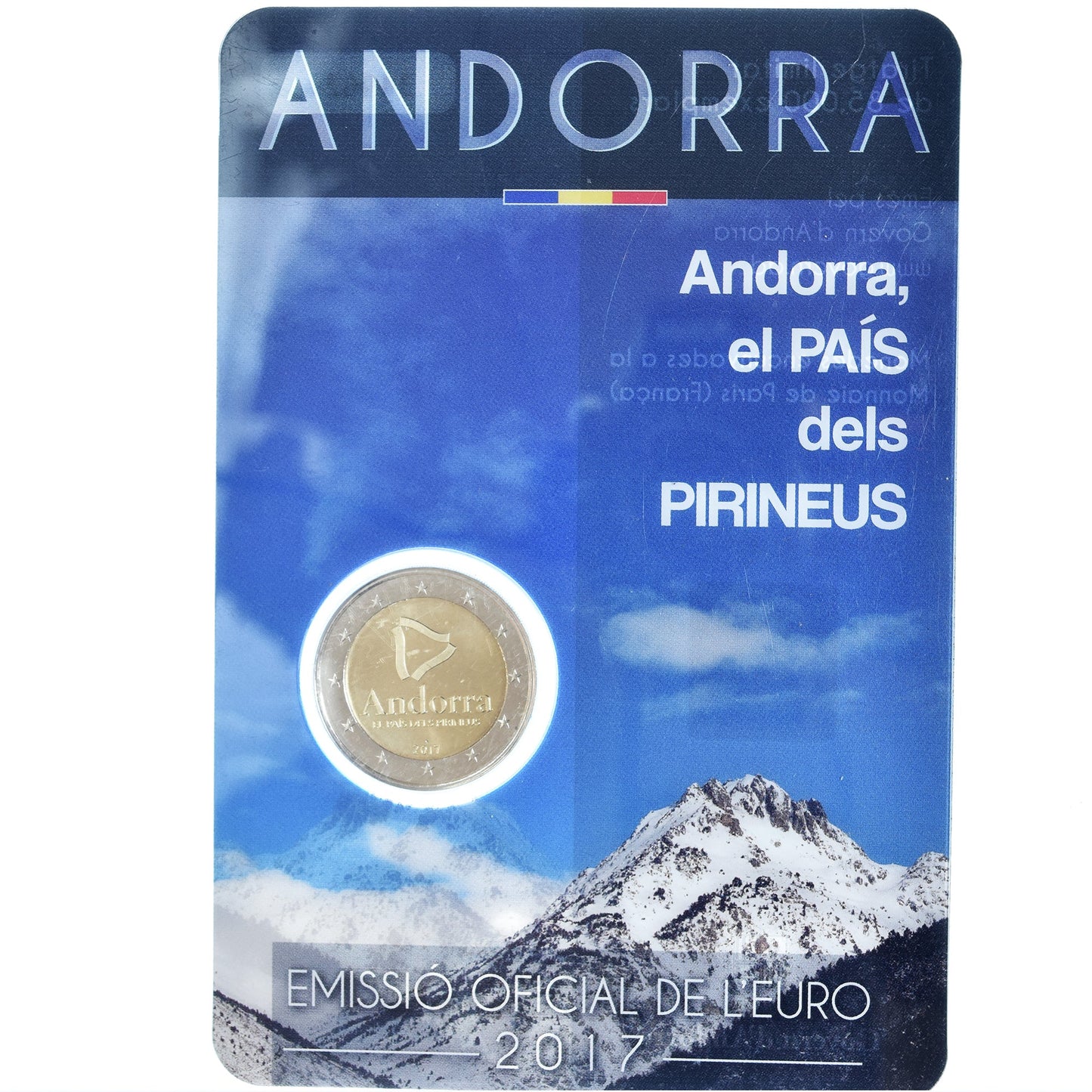 Andora, 
  
  2 euro, 
  
  Pireneje