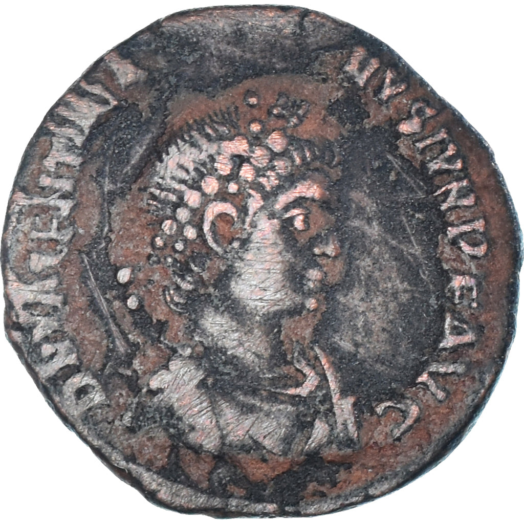 Moneta, 
  
  Walentynian II, 
  
  Follis