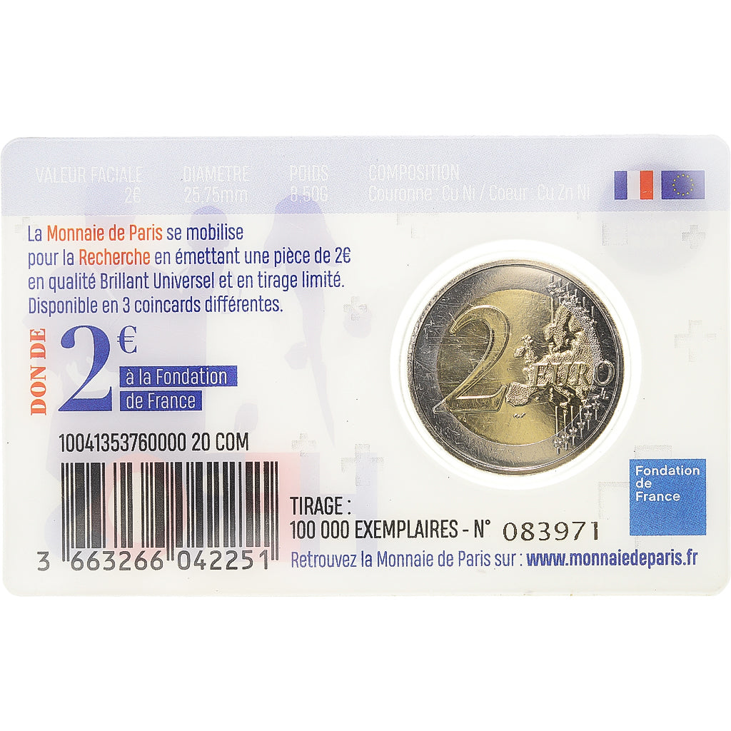 Francja, 
  
  2 euro, 
  
  Helden der Pandemie