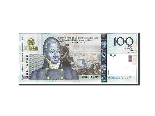 Banknot, 
  
  Haiti, 
  
  100 Gourde