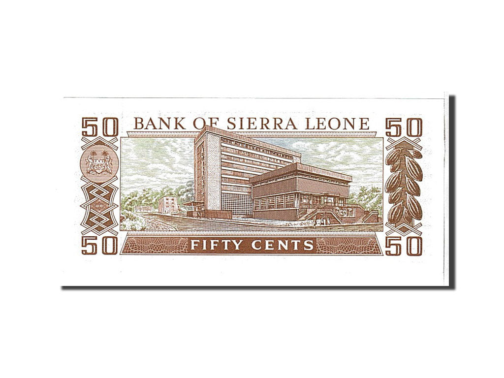 Banknot, 
  
  Sierra Leone, 
  
  50 centów