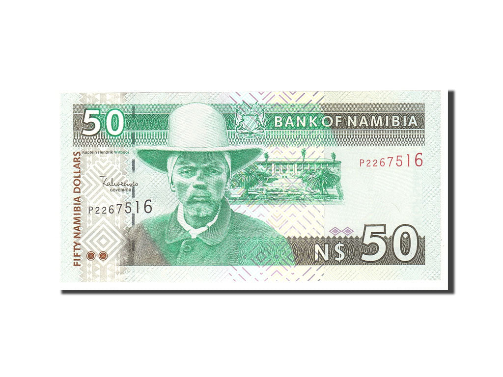 Banknot, 
  
  Namibia, 
  
  50 dolarów namibijskich