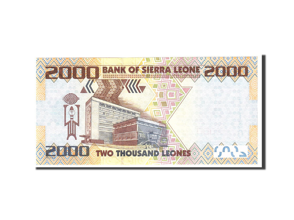 Banknot, 
  
  Sierra Leone, 
  
  2000 Leonów