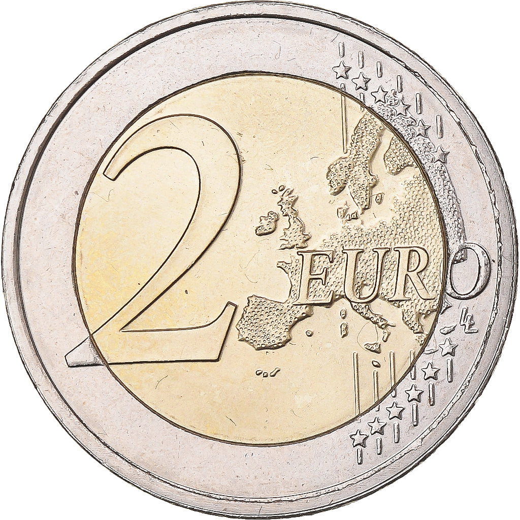 Luksemburg, 
  
  2 euro, 
  
  10. Jahrestag der Europäischen Währungsunion