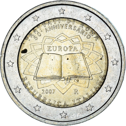 włoski, 
  
  2 euro, 
  
  2007