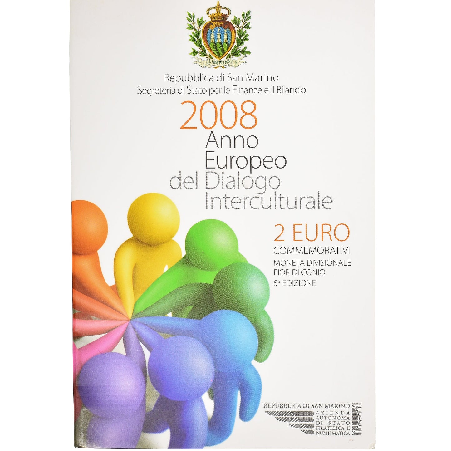 San Marino, 
  
  2 euro, 
  
  2008