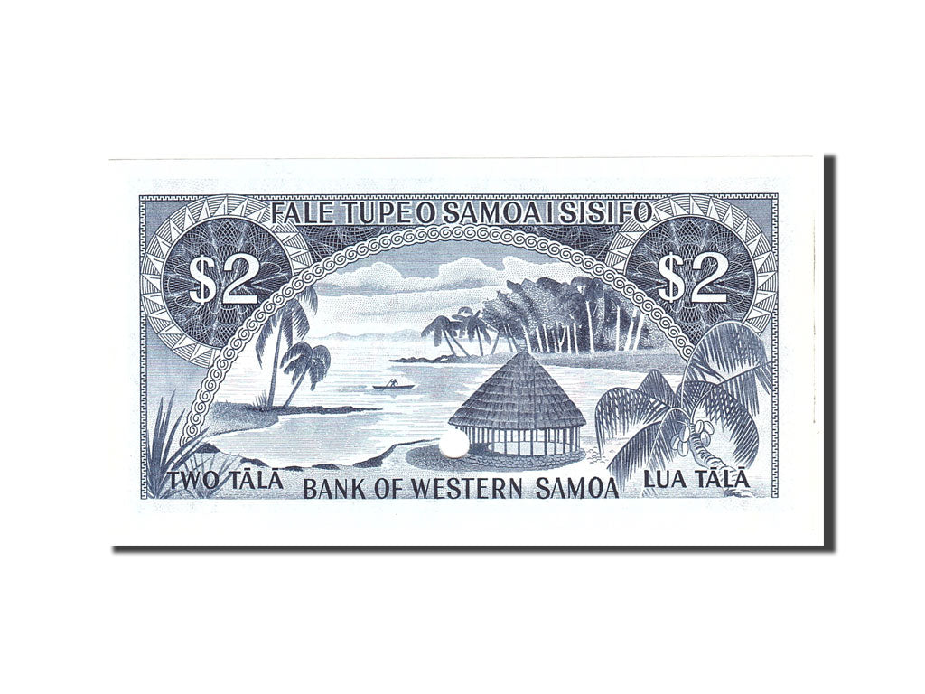 Banknot, 
  
  Samoa Zachodnie, 
  
  2 Tala