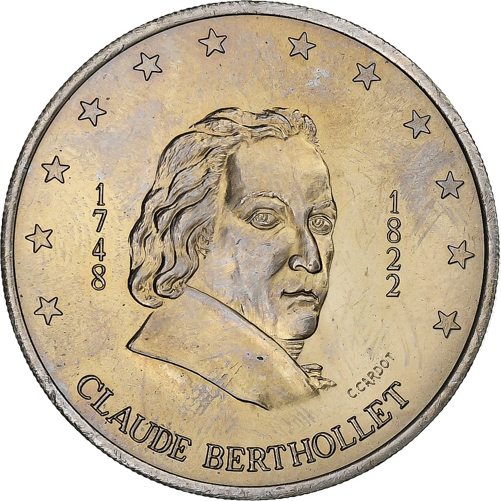 Francja, 
  
  2 euro, 
  
  Annecy – Claude Berthollet