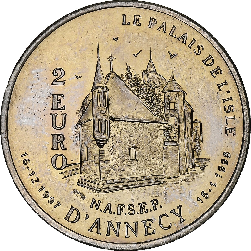 Francja, 
  
  2 euro, 
  
  Annecy – Claude Berthollet