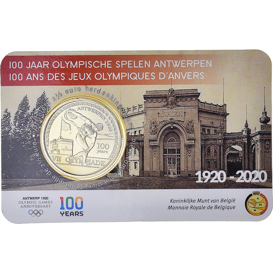 Belgia, 
  
  2 1/2 Euro, 
  
  2020