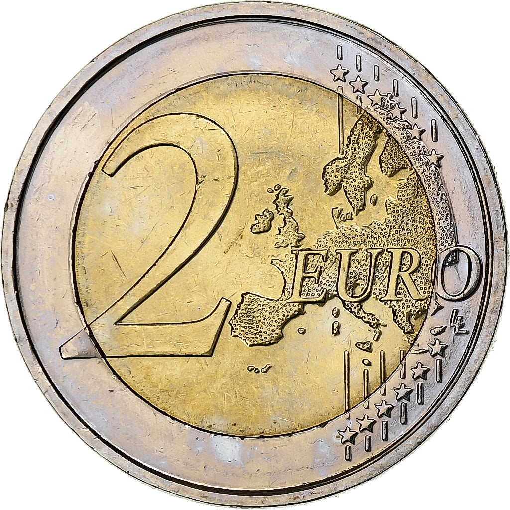 Belgia, 
  
  2 euro, 
  
  10. Jahrestag von EMU