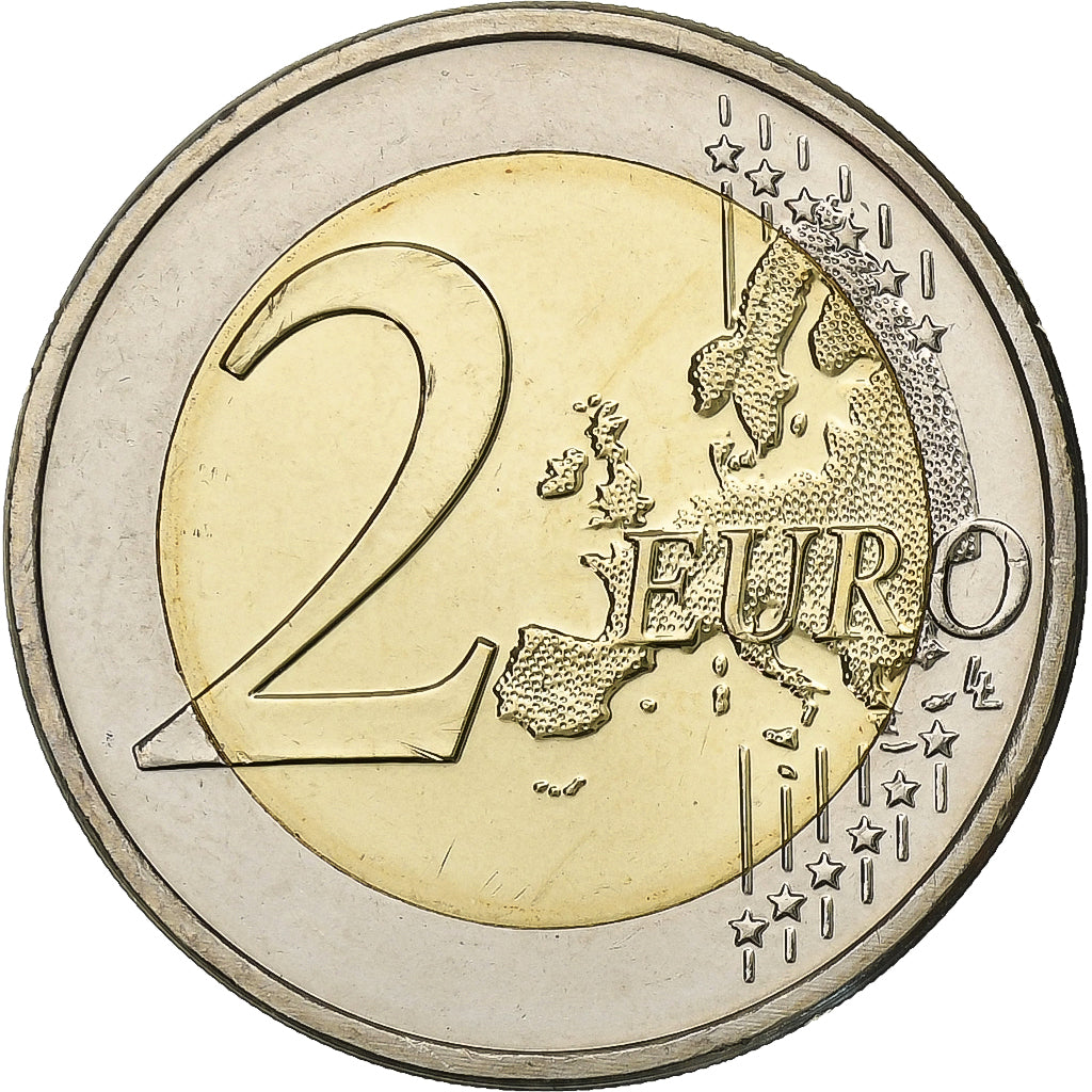 Malta, 
  
  2 euro, 
  
  100. Jahrestag des 1. Jahrgangs tom