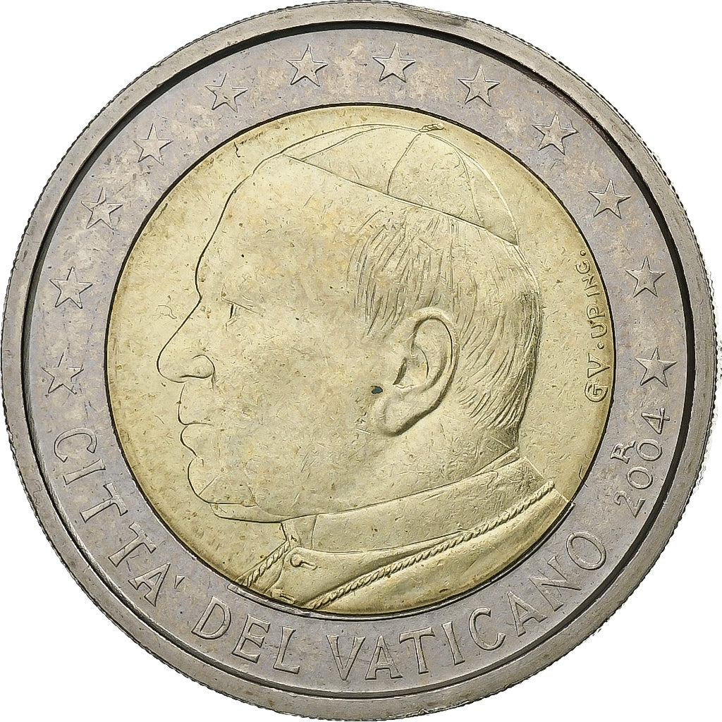 VATIKANSTADT, 
  
  Jan Paweł II., 
  
  2 euro