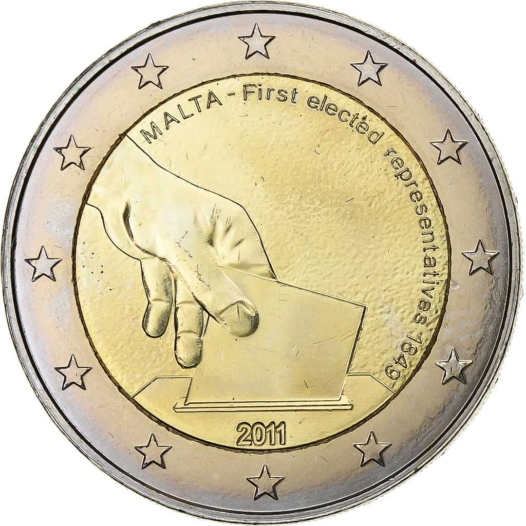 Malta, 
  
  2 euro, 
  
  2011