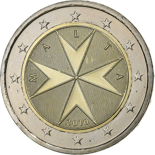 Malta, 
  
  2 euro, 
  
  2010