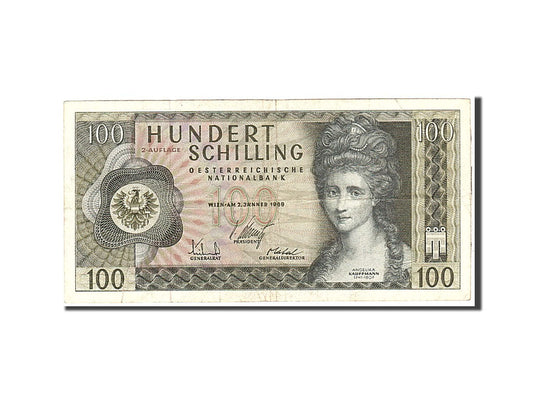 Banknot, 
  
  Austria, 
  
  100 szylingów