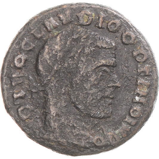 Moneta, 
  
  Divus Klaudiusz II Gothicus, 
  
  Follis