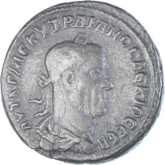 Moneta, 
  
  Trajan Decjusz, 
  
  Tetradrachma