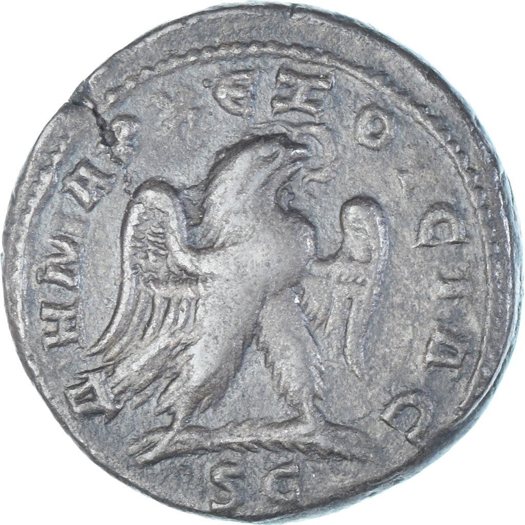 Moneta, 
  
  Trajan Decjusz, 
  
  Tetradrachma