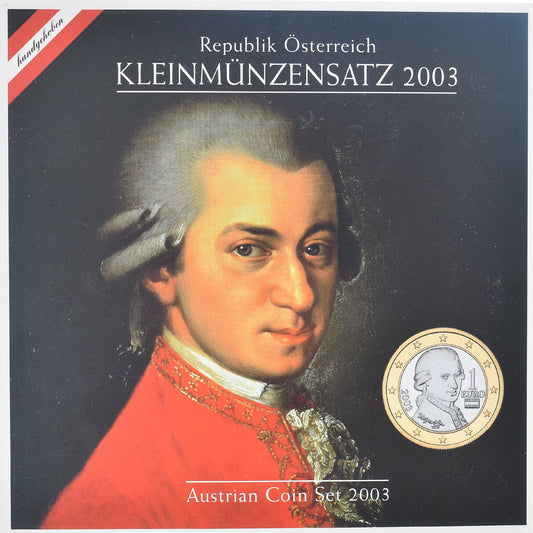 Österreich, 
  
  Setze 1 ct. - 2 euro, 
  
  2003