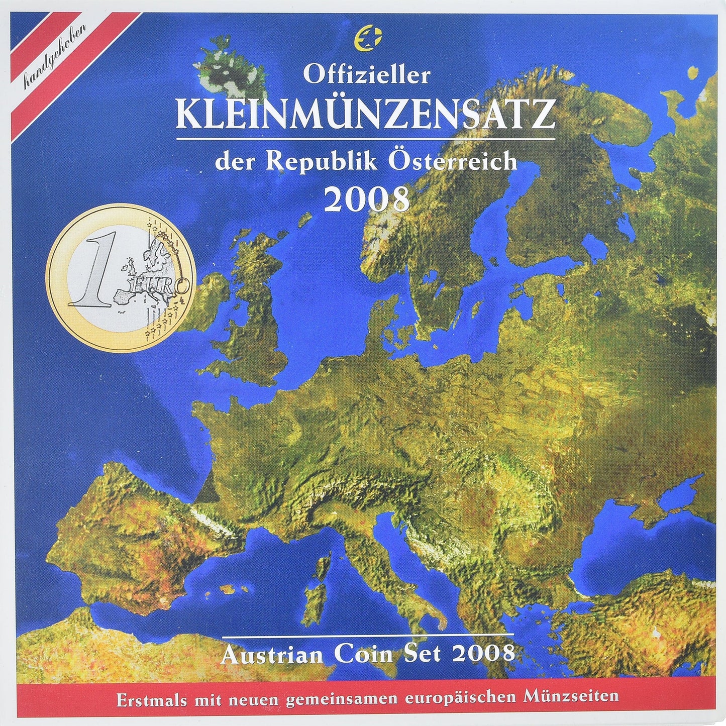 Österreich, 
  
  Setze 1 ct. - 2 euro, 
  
  2008