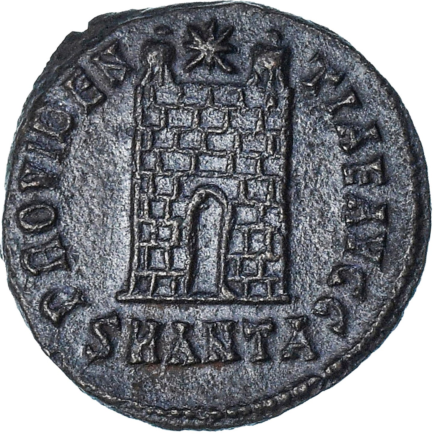 Konstantyn I, 
  
  Follis, 
  
  327-329