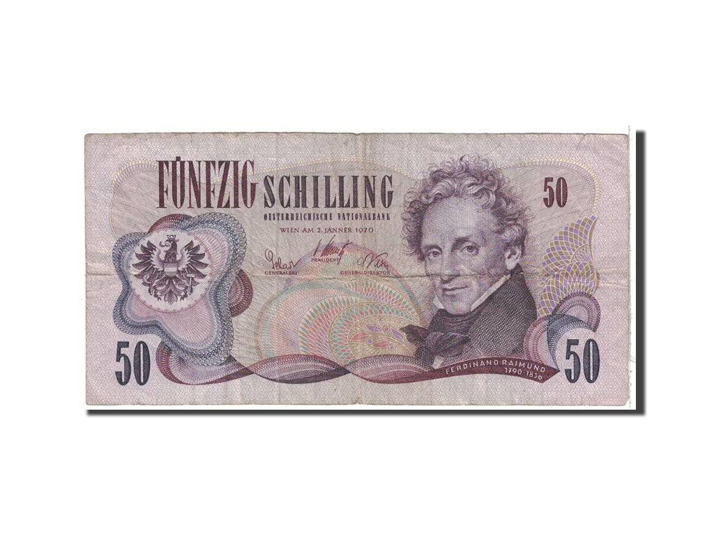 Banknot, 
  
  Austria, 
  
  50 szylingów