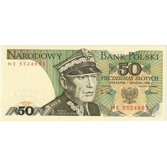 Banknot, 
  
  Polska, 
  
  50 złotych