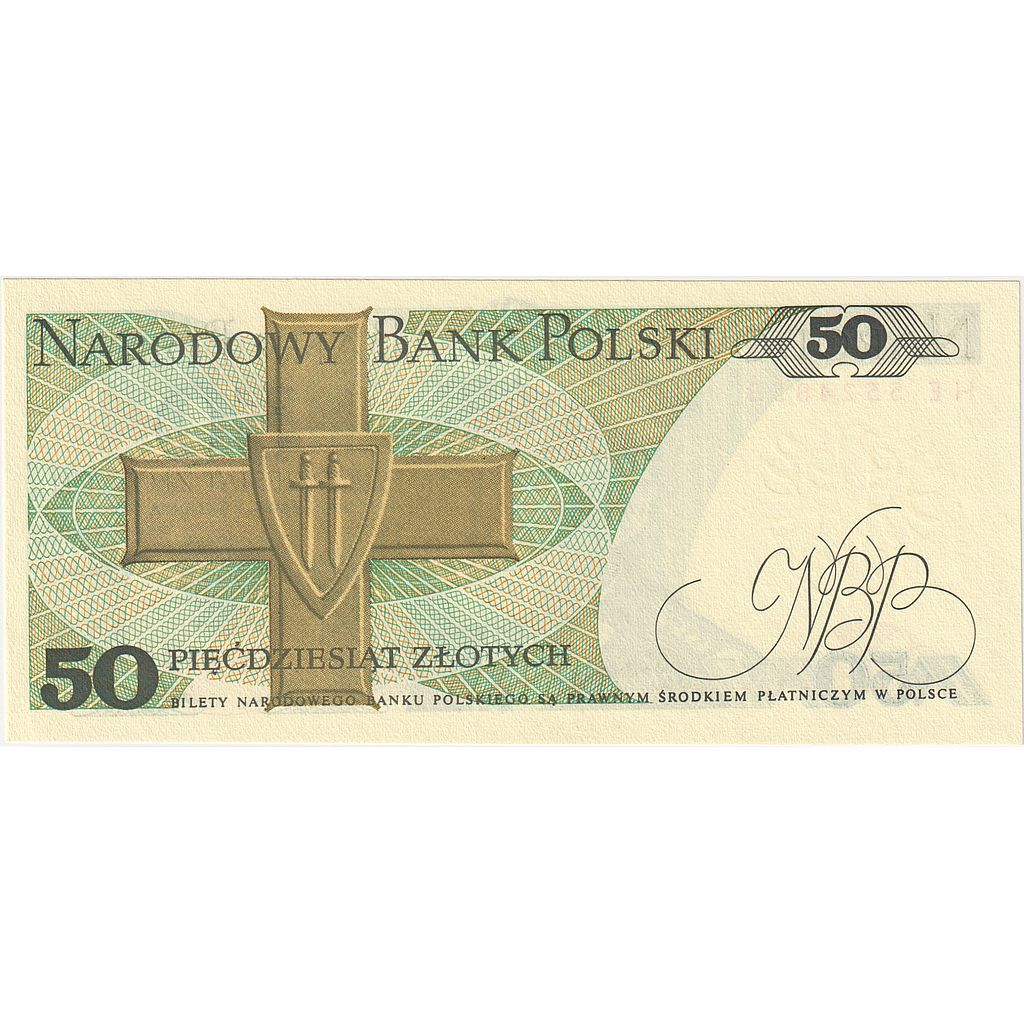 Banknot, 
  
  Polska, 
  
  50 złotych