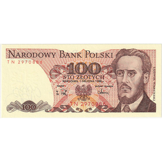 Banknot, 
  
  Polska, 
  
  100 złotych