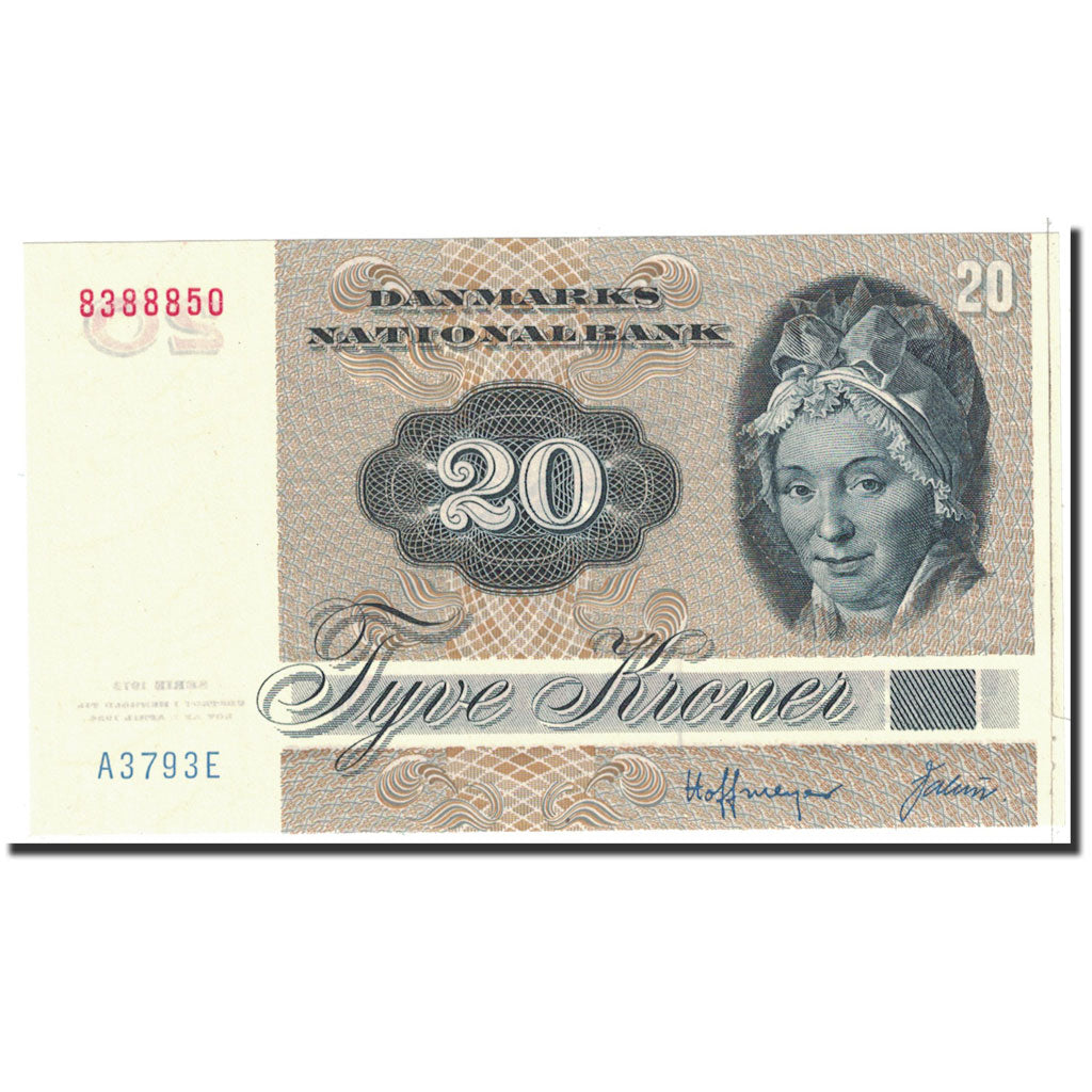 Banknot, 
  
  Dania, 
  
  20 koron