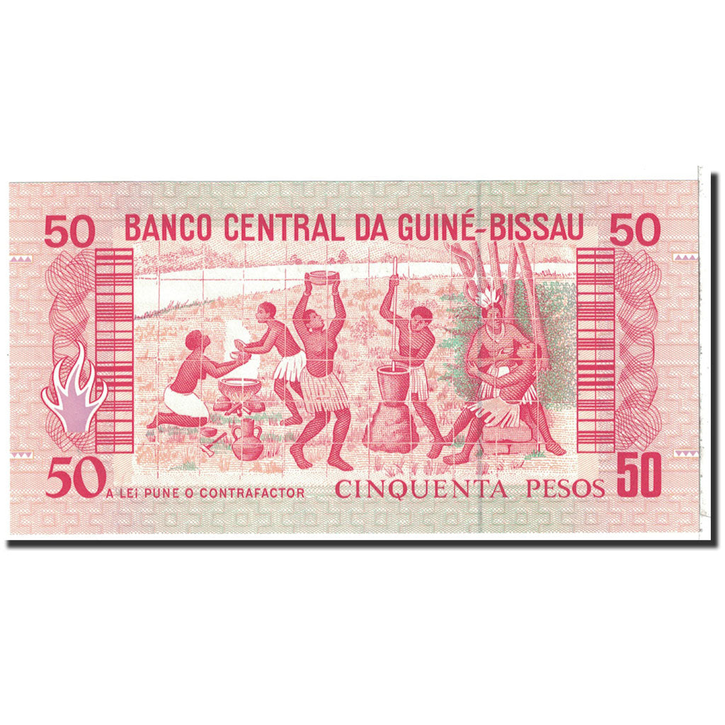 Banknot, 
  
  Gwinea Bissau, 
  
  50 peso