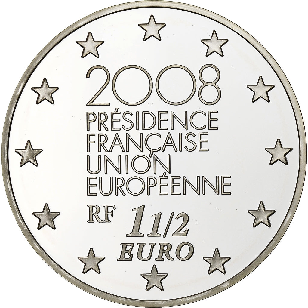 Francja, 
  
  1-1/2 Euro, 
  
  Europa – Prezydencja francuska Union Européenne