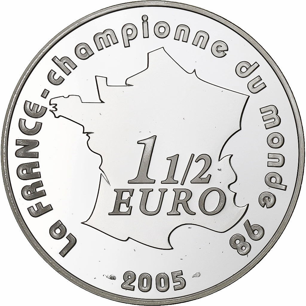 Francja, 
  
  1 1/2 Euro, 
  
  La France – Championne du monde 98