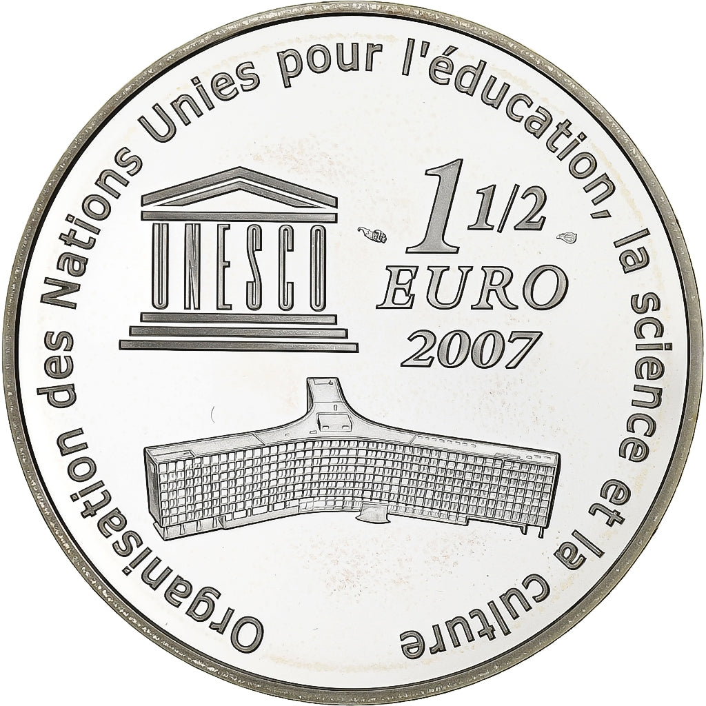 Francja, 
  
  1-1/2 Euro, 
  
  Wielki Muraille de Chine