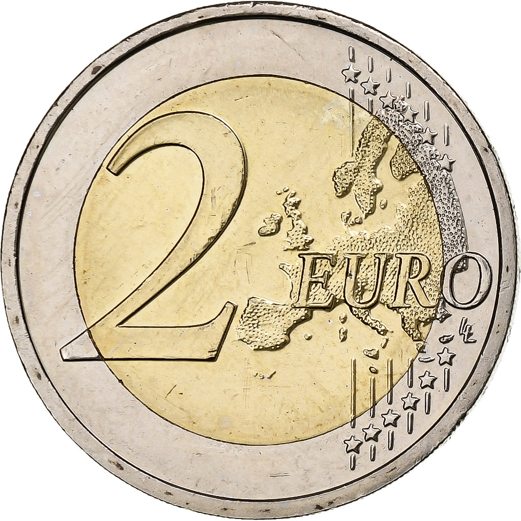 Słowak, 
  
  2 euro, 
  
  Flagge der Europeischen Union