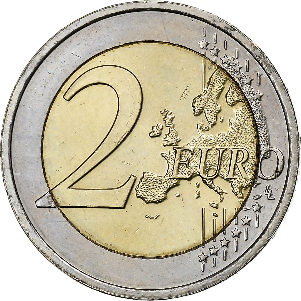 Luksemburg, 
  
  2 euro, 
  
  30 Jahre Flagge der Europäischen Union