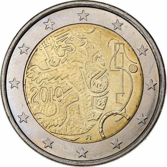 Finlandia, 
  
  2 euro, 
  
  Rahapaja – Marek