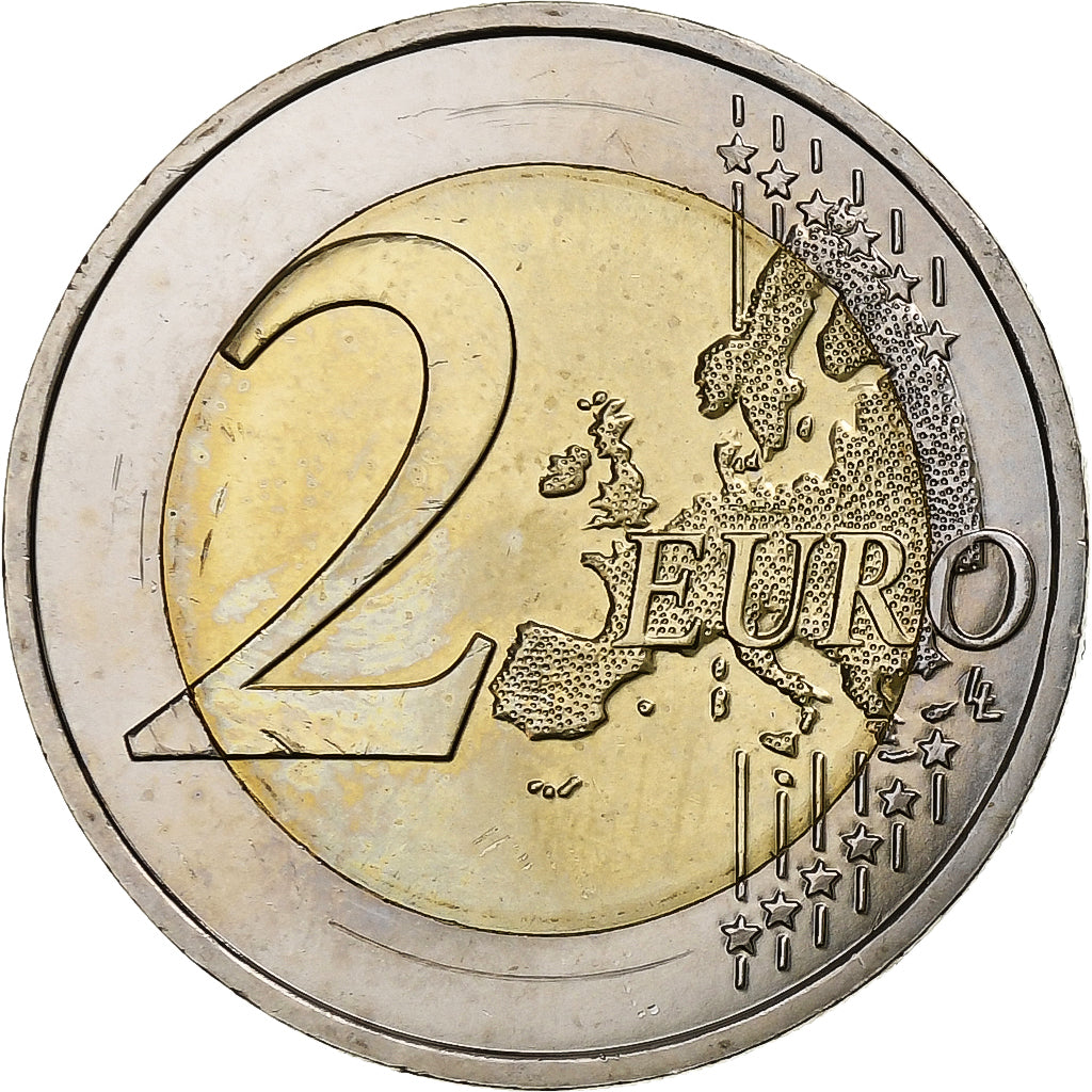 Francja, 
  
  2 euro, 
  
  Friedena