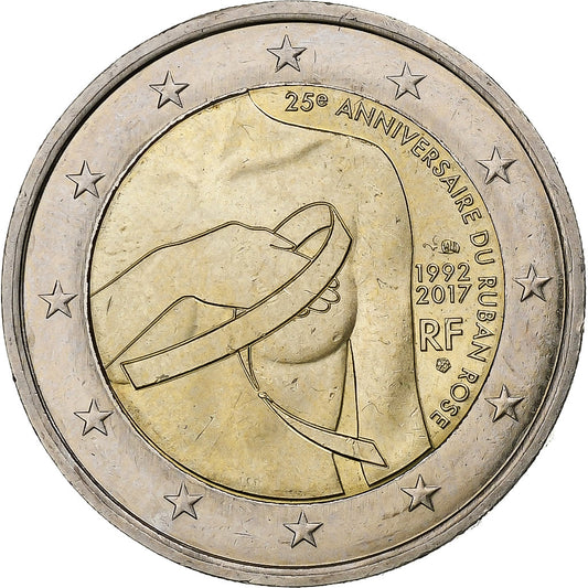 Francja, 
  
  2 euro, 
  
  Zespół Rosa