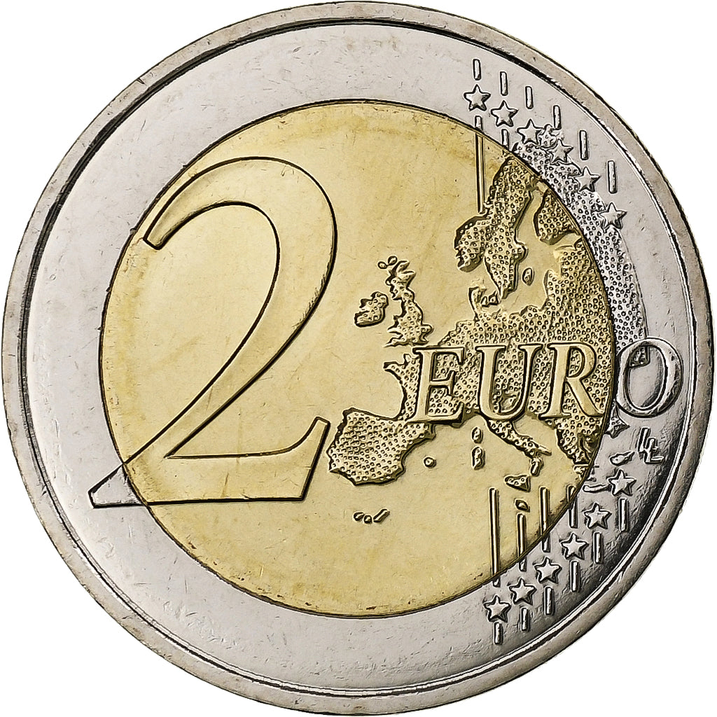 Francja, 
  
  Berliner Mauer, 
  
  2 euro