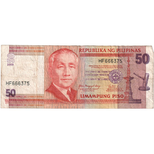 Filipiny, 
  
  50 piso, 
  
  2009