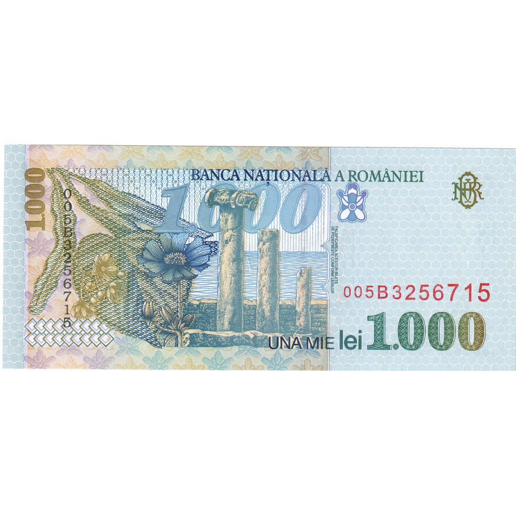 Rumunia, 
  
  1000 lei, 
  
  UNC(65-70)