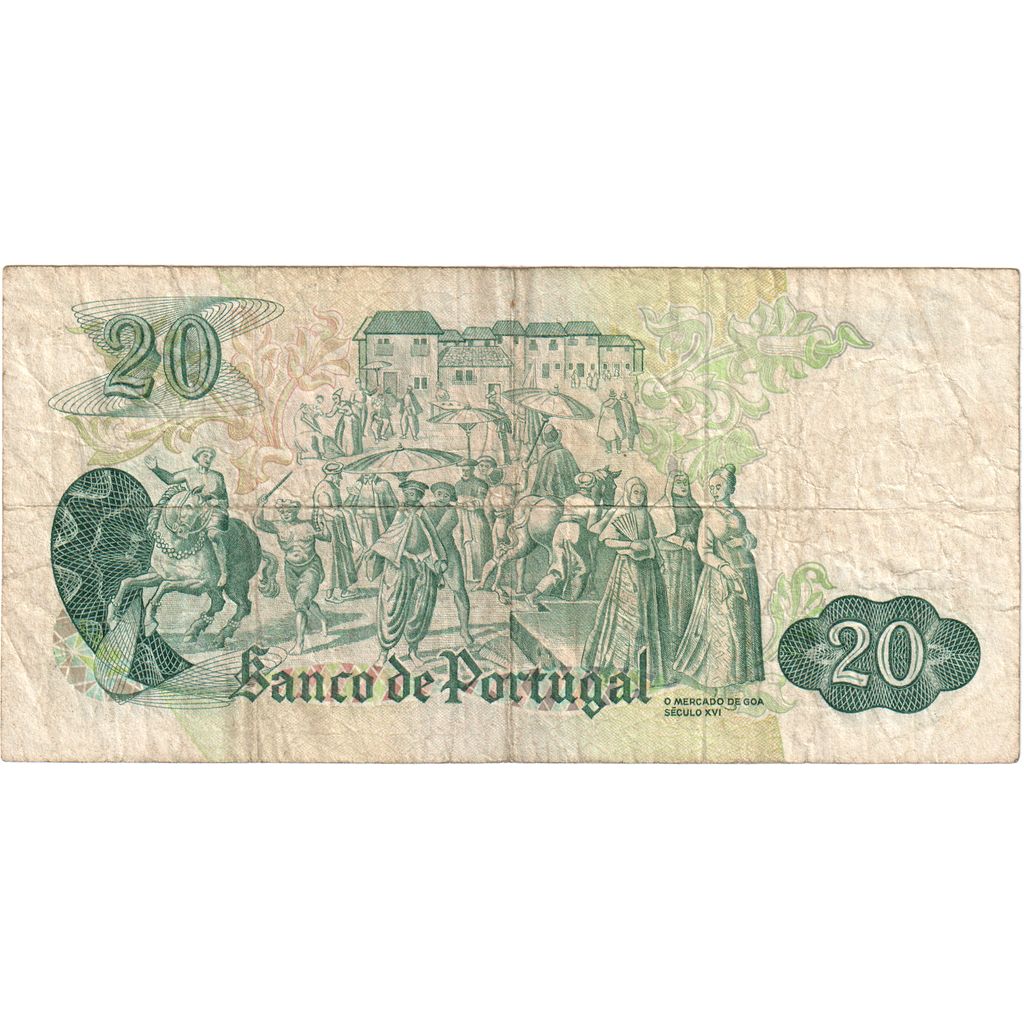 Portugalia, 
  
  20 escudo, 
  
  27.07.1971