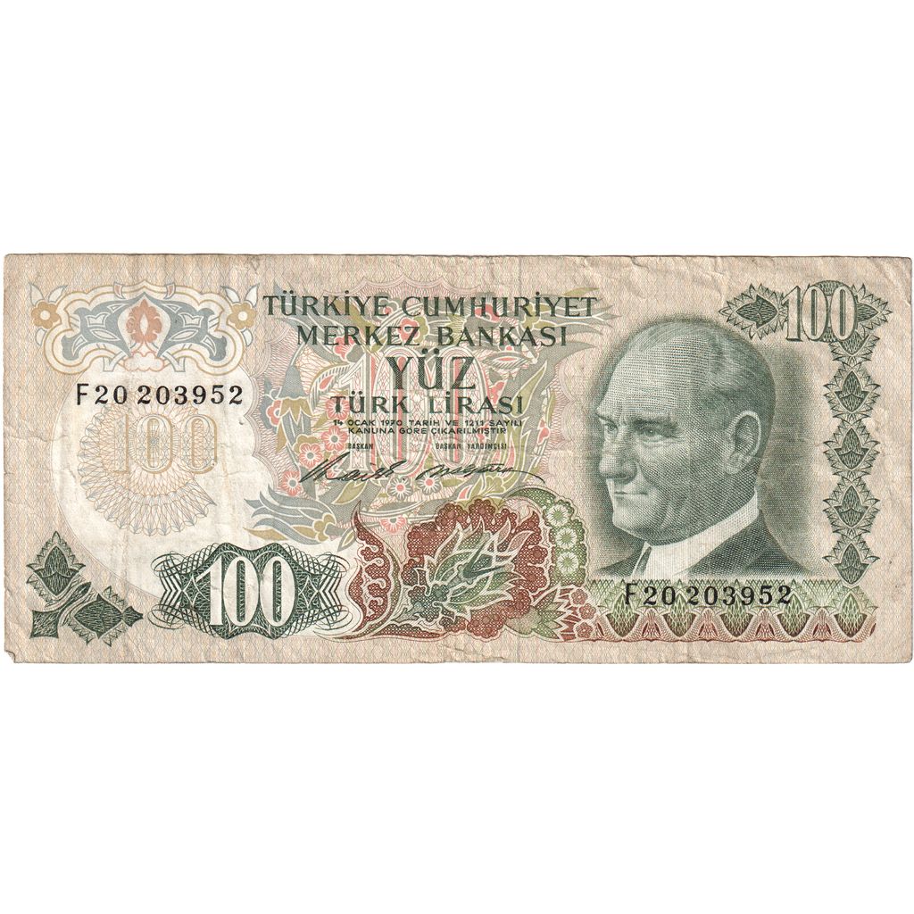 Indyk, 
  
  100 Lirów, 
  
  VF(30-35)